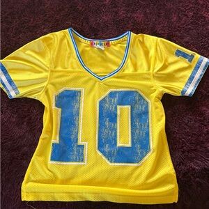 Vintage Derek Heart Yellow Jersey Top